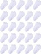 25 пар детских носков с низким вырезом: полуподушка до щиколотки athletic от cooraby логотип