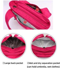 img 2 attached to MINTEGRA Shoulder Waterproof Functional Clinical Women's Handbags & Wallets in Shoulder Bags