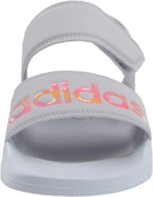 img 3 attached to Iridescent Adidas Women's Adilette Sandal: Stylish Athletic Women's Shoes