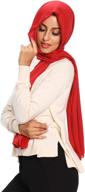 hijab women jersey scarfs muslim women's accessories ~ scarves & wraps logo