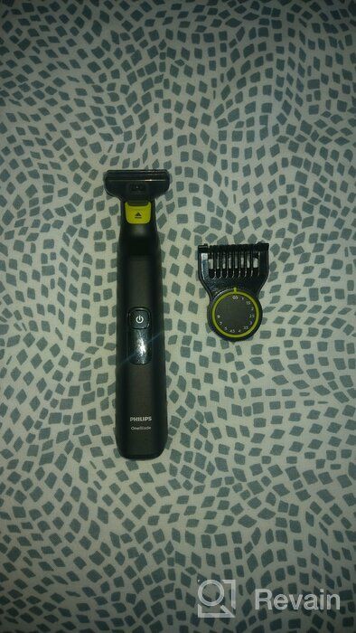 img 2 attached to Trimmer Philips OneBlade Pro QP6530/15, black/green review by Anastazja Frelek (Ma ᠌