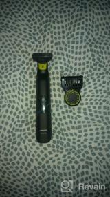 img 9 attached to Trimmer Philips OneBlade Pro QP6530/15, black/green