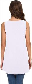 img 1 attached to Stylish Sleeveless V-Neck Tunic Tops For Women - Perfect For Summer!