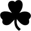 stickerdad shamrock clover irish vinyl logo