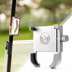img 4 attached to Golf Magnetic Phone Holder - Ultra Strength Magnet Caddy For Smartphones - Record Golf Swing With Cell Phone While Accessing Device Easily