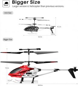 img 3 attached to Red S37 Altitude Hold RC Helicopter For Beginners And Kids – 3.5 Channel, Sturdy Alloy Build, Gyro Stabilizer, High & Low Speed, Multi-Protection Drone Ideal For Indoor Play