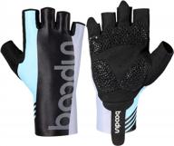 get a grip! anti-slip fingerless cycling gloves for men & women logo