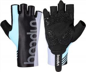 img 4 attached to Get A Grip! Anti-Slip Fingerless Cycling Gloves For Men & Women