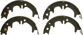 img 1 attached to 🚗 Wagner PAB859 Brake Shoe Set for Parking