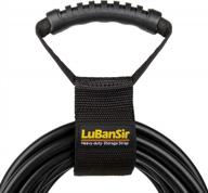 get organized with lubansir protable extension cord organizer: heavy-duty 17" straps for hassle-free storage and carrying of cords, hoses and cables (2 pack) logo