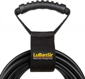 img 4 attached to Get Organized With LuBanSir Protable Extension Cord Organizer: Heavy-Duty 17" Straps For Hassle-Free Storage And Carrying Of Cords, Hoses And Cables (2 Pack)