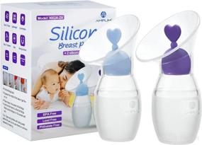 img 4 attached to Amplim Silicone Collector Breastfeeding Phthalate Feeding ... Breastfeeding