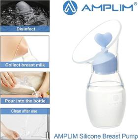 img 2 attached to Amplim Silicone Collector Breastfeeding Phthalate Feeding ... Breastfeeding