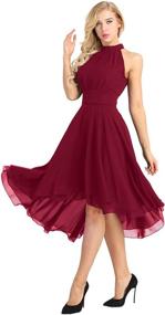 img 2 attached to 👗 Sleeveless Bridesmaid Evening Dresses for Women's Clothing at Dresses by ACSUSS