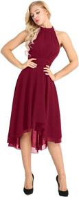 img 1 attached to 👗 Sleeveless Bridesmaid Evening Dresses for Women's Clothing at Dresses by ACSUSS