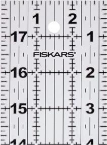 img 1 attached to 📏 Fiskars Acrylic Ruler 3x18 Inches (Model 187640-1001)