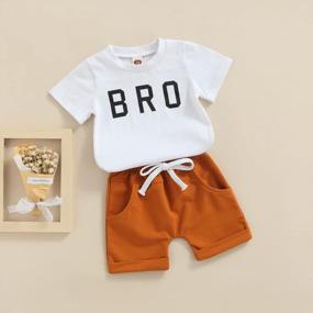 img 2 attached to Summer Baby Set: Auntie Is My Bestie Sleeveless Romper Bodysuit Top And Jogger Shorts - Casual And Adorable 2-Piece Outfit