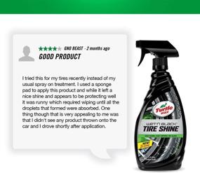 img 1 attached to Turtle Wax T217RA Wet'n Black Ultra Wet Tire Shine - 23 oz. - Enhance Your Tires with Long-Lasting Gloss and Protection