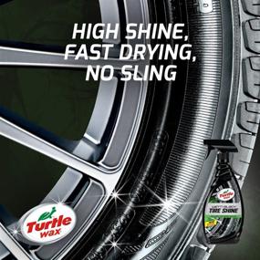 img 2 attached to Turtle Wax T217RA Wet'n Black Ultra Wet Tire Shine - 23 oz. - Enhance Your Tires with Long-Lasting Gloss and Protection