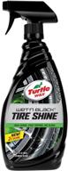 turtle wax t217ra wet'n black ultra wet tire shine - 23 oz. - enhance your tires with long-lasting gloss and protection logo