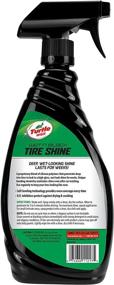 img 3 attached to Turtle Wax T217RA Wet'n Black Ultra Wet Tire Shine - 23 oz. - Enhance Your Tires with Long-Lasting Gloss and Protection