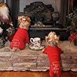 img 1 attached to Santa's Little Helper Dog Pajamas by DOGGIE DESIGN