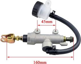 img 2 attached to 🏍️ AHL Rear Foot Master Cylinder Brake Pump Compatible with Honda CBR250 VT250 CB400 VTEC I II III CBR400 VFR400 CB-1 CBR600 CBR1000 CB250 CB600 CB900 Nsr250 RFV400 VTR250 Motorcycle