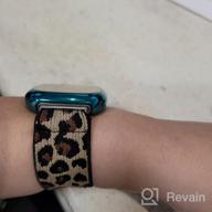 картинка 1 прикреплена к отзыву Fitbit Versa 3 Smartwatch Replacement Band: TOYOUTHS Elastic Nylon Fabric Strap For Women & Men от Serguei Mracek