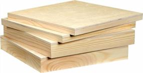 img 2 attached to Artlicious 10X10 Wood Panel Boards - 5 Pack Super Value Set - Perfect Canvas Panel Alternative With Standard Profile For Artists And Painters