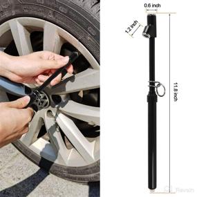 img 2 attached to 🚚 GODESON Heavy Duty Dual Head Tire Pressure Gauge - Pencil Tire Gauge Range 10-150PSI for Trucks and Pens, Dual Head Air Pressure Gauge…