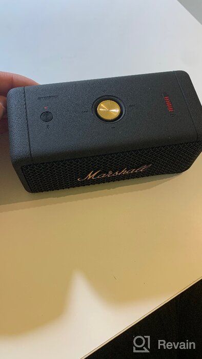 img 2 attached to Black Marshall Emberton Portable Bluetooth Speaker for Enhanced Online Visibility review by Firash Smark