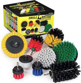 img 4 attached to 🧼 Ultimate Drill Brush Power Scrubber by Useful Products - Versatile Cleaning Kit for Carpet, Cars, Grills, Ovens, Showers, and More!