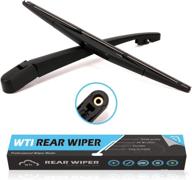 rear windshield wiper kits set arm blade for 2005-2010 honda odyssey minivan - wti new replacement accessories parts, fit 76720shja01 logo