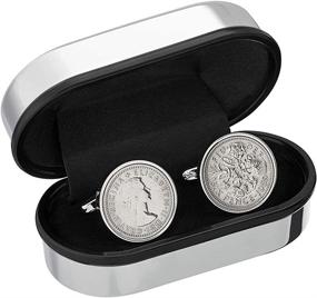 img 3 attached to 1959 English Sixpence Cufflinks Birthday