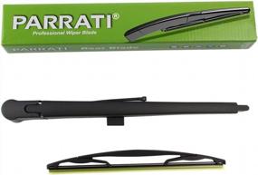 img 4 attached to Rear Window Wiper Arm Blade Set Replacement For Cadillac Escalade,GMC Yukon,Chevy Tahoe Suburban,2007-2013 - Back Windshield Wiper Accessories OEM 15277756 Blade:12