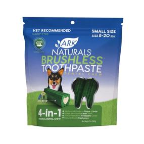 img 4 attached to 🦷 Ark Naturals Brushless Toothpaste, Dental Chews for Small Dog Breeds, Freshens Breath, Reduces Plaque & Tartar, 12oz, 1 Pack