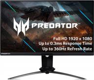 acer predator x25 bmiiprzx displayhdr 24.5" 1920x1080p ips 360hz backlit gaming monitor - unleash the ultimate gaming experience! logo