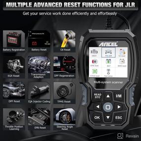 img 2 attached to ANCEL LD700 All Systems Diagnostic Scan Tool for Land Rover Jaguar - Full Functions OBD2 Scanner with Car Battery Registration, Oil Reset, Check Engine, ABS, Airbag, SRS, TPMS - OBDII Code Reader for JLR