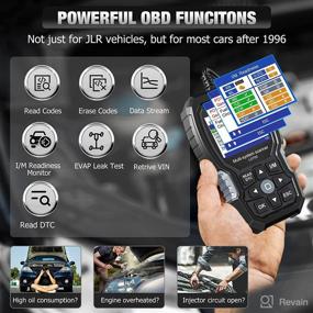 img 1 attached to ANCEL LD700 All Systems Diagnostic Scan Tool for Land Rover Jaguar - Full Functions OBD2 Scanner with Car Battery Registration, Oil Reset, Check Engine, ABS, Airbag, SRS, TPMS - OBDII Code Reader for JLR