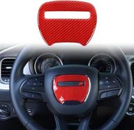 voodonala for challenger steering wheel cover trim for 2015-2020 dodge challenger charger logo