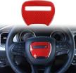 voodonala for challenger steering wheel cover trim for 2015-2020 dodge challenger charger logo