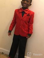 img 1 attached to Kids Formal Suits Blazer Jacket Coat By YuanLu review by Jerry Delozier