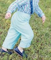 img 1 attached to 👔 IZOD Toddler Boys' 4-Piece Creeper, Bow Tie, Suspenders, and Pants Set review by Matthew Harris