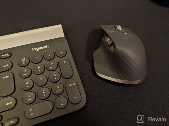 img 1 attached to 🖱️ Logitech MX Master Wireless Mouse: High-Precision Sensor, Easy-Switch up to 3 devices, Meteorite Black review by Nurul ᠌