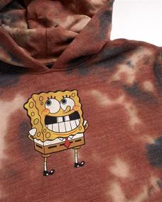 img 2 attached to Nickelodeon Boys Spongebob Sweatshirt Pullover Boys' Clothing ~ Fashion Hoodies & Sweatshirts