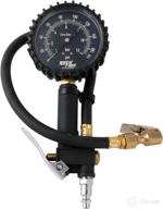 🚗 rocktrix tire inflator & mechanical pressure gauge (170 psi) - certified accurate, 3" dial, heavy-duty hose, air chuck, quick connect plug, and more logo