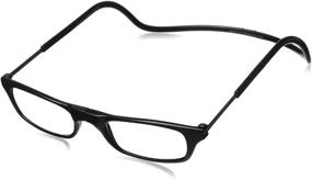 img 4 attached to 👓 CliC Original Reader Rectangular Reading Glasses, Black, 1 Count (Pack of 1) + 1.75