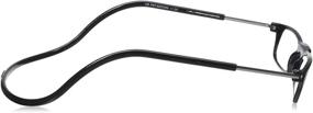 img 2 attached to 👓 CliC Original Reader Rectangular Reading Glasses, Black, 1 Count (Pack of 1) + 1.75