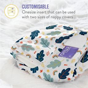 img 1 attached to 🌿 Bambino Mio, Mioduo Two-Piece Cloth Eco-Friendly Nappy without Chemicals