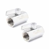 get efficient control with the qiimii stainless steel mini ball valve - npt female threads, 2pcs logo